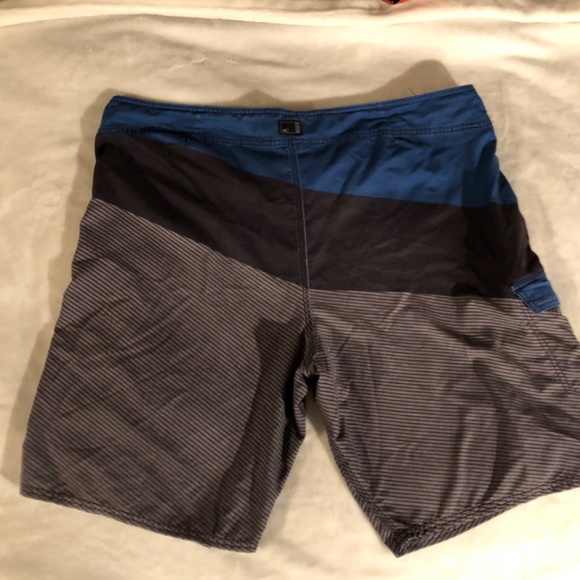 O’Neill Board Shorts Mens Gray Pocket Surf Wakeboard Swim - Picture 6 of 8